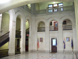 Lobby, Albany City Hall, NY.