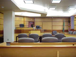 Clark County District Court Room.