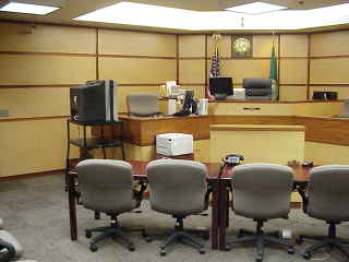 Clark County District Court Room 6.