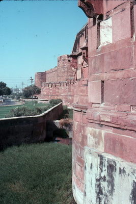 Red Fort Moat, India.