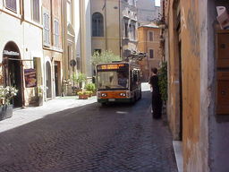 Small Bus in Rome, Italy