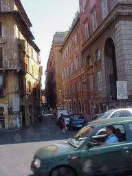 Narrow Street, Rome, Italy