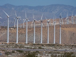 Wind Turbines, Southern California.