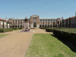 Rice University Main Building.