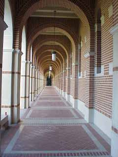 Rice University Interior Hallway.