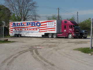 All-Pro Movers Truck.