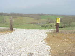 Pasture gate.