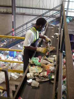 Billy on lower left conveyor belt.