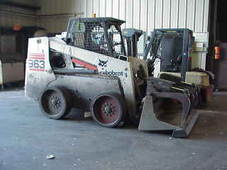 Bobcat front end loader.