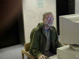 Brian at Tulane Library.