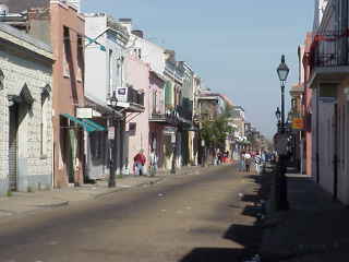 NW corner of French Quarter.