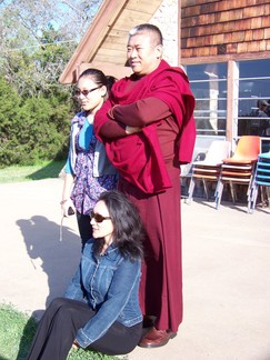 Tashi Dolkar, Tachu, and Lama Karma.