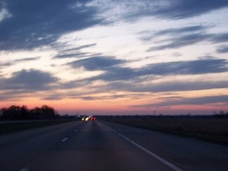 Sunrise, I75, Ohio.