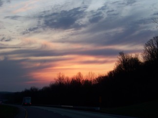 Sunrise, I75, Ohio.