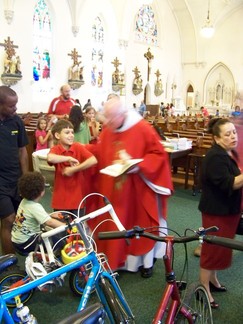 Bike blessing.