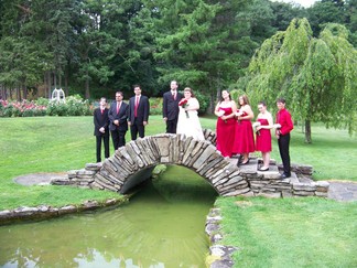 David and Nina's Wedding, Schenectady Rose Garden, NY.