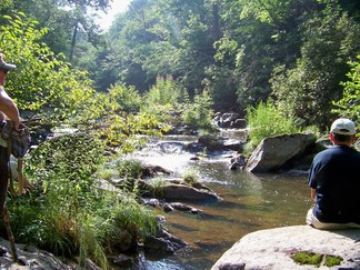 Bottom Creek Gorge Preserve, SUUSI 2010, Radford, VA.