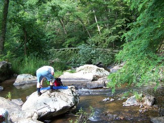 Bottom Creek Gorge Preserve, SUUSI 2010, Radford, VA.