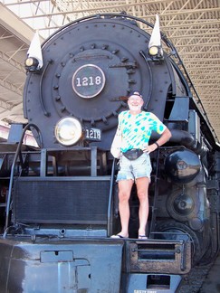 Brian on Class A steam engine.