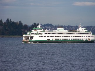 Ferry to Seattle, WA.