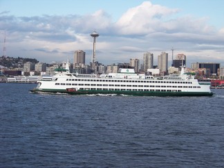 Ferry to Seattle, WA.