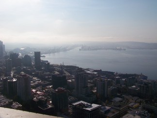 View from Seattle Needle, WA.