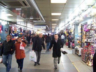 Galata Bridge Underpass.