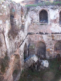 Ruins in Istanbul, Turkey.