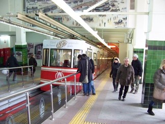 Funicular, Istanbul, Turkey.