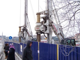 emaar work site, Istanbul, Turkey.