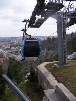 Cable Car, Istanbul, Turkey.