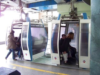 Cable Car, Istanbul, Turkey.