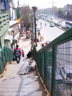 Pedestrian Bridge from Tibetan Camp.