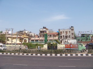 View of Tibetan Camp from other side of Highway.