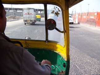 Rickshaw Ride, Delphi, India.