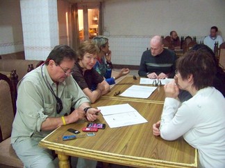 John, Patty, Dawa, Guy, (me), Yolanda and Valerie.