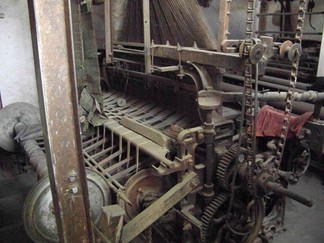 Aurungabad weaving shop, India.