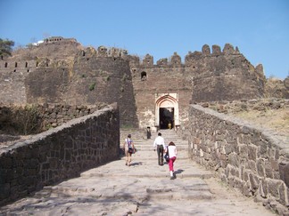 Daulatabad Fort, India.