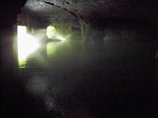 Summer Solstice chants at Widow Jane's Mine, NY.