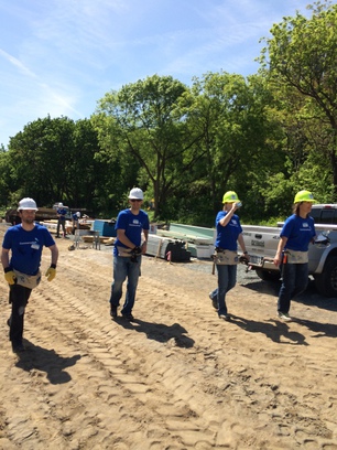 CommerceHub Volunteer Day at Habitat for Humanity.