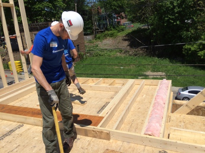 CommerceHub Volunteer Day at Habitat for Humanity.