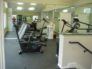 Aerobics exercise equipment.