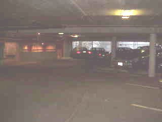 Parking lot under Syda Yoga building.