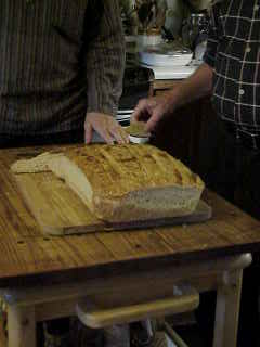 Sour dough bread loaf.