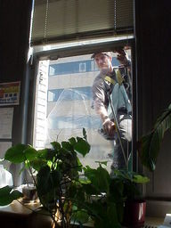 Window washer.