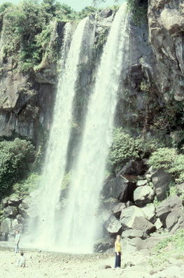 Cheju Doh waterfall.