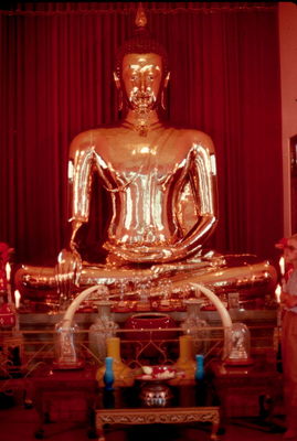 Gold Buddha.