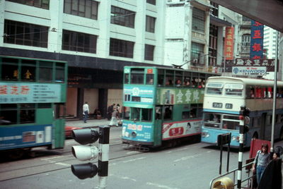 Hong Kong buses.