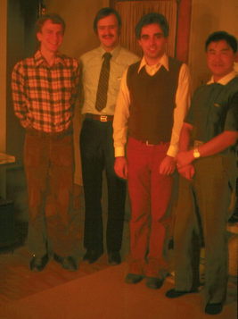 Fran, Chuck, and Tom with Mr. Yeam