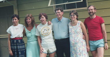 Liz, Mary, Barbara, Robert, Cathy and Brian.